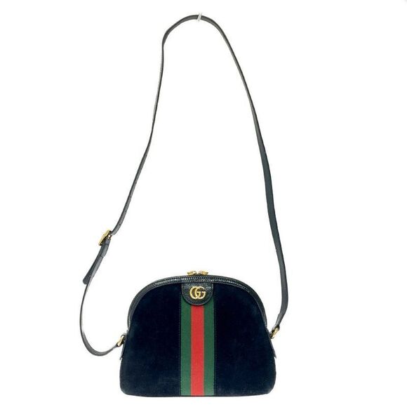 Gucci Handbags - Gucci 499621 And 486628 Suede Ophidia Ggmarmont Shoulder Bag Black 371302